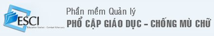 Phần mềm quản lý phổ cập giáo dục